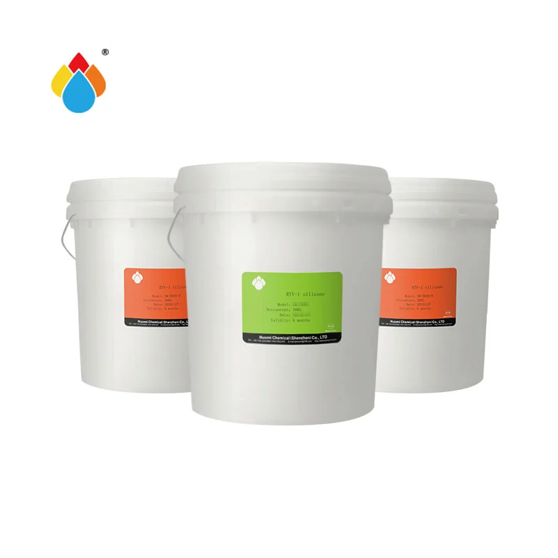 Adesivo in silicone in vaso di alimentazione